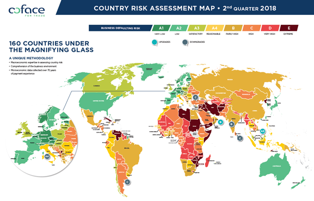 Country Risk Assesment map